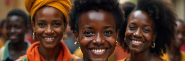 Femme africaine utilisant une carte de paiement SelectClub